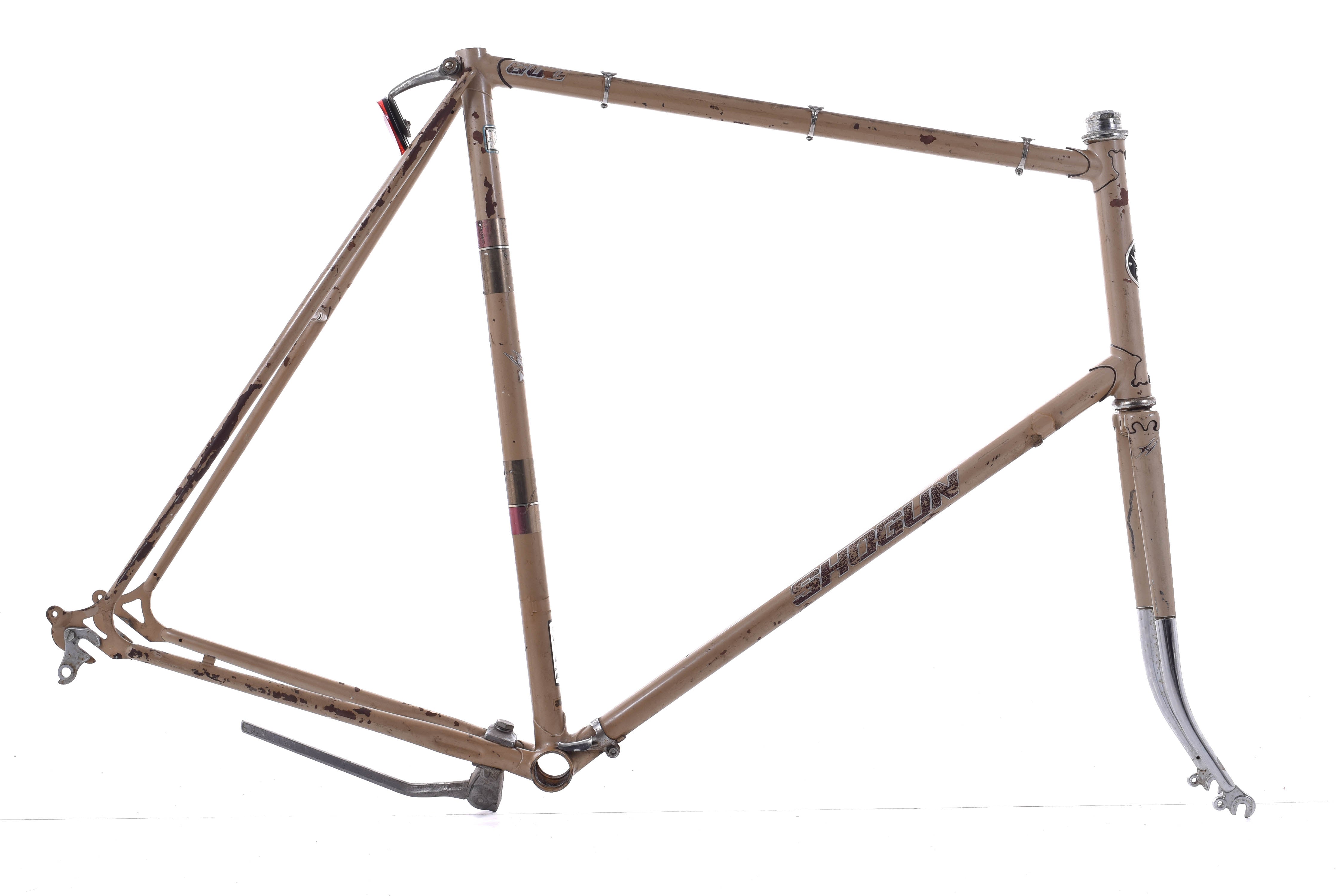 USED Vintage 1980's Shogun 600 67cm XXL Lugged Steel Road Frame 27