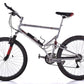 USED AS IS 1997 Schwinn Homegrown Full Suspension 26" Mountain Bike XL Shimano XT 3x8 speed Polished Aluminum