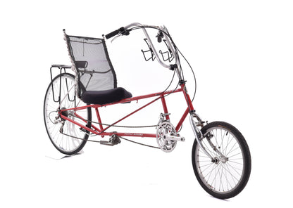 USED People Movers Tour Easy Steel Recumbent Bike Large Red 3x8 speed