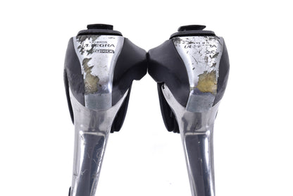 USED Shimano Ultegra ST-6600 2x10 speed Road Shifter Set Silver - Around the Cycle