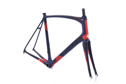 USED 2018 Ridley Fenix Carbon Road Bike Frame Blue / Red XL Rim Brake