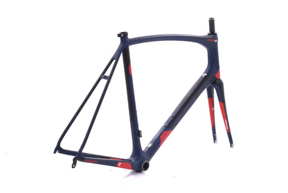 USED 2018 Ridley Fenix Carbon Road Bike Frame Blue / Red XL Rim Brake