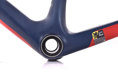 USED 2018 Ridley Fenix Carbon Road Bike Frame Blue / Red XL Rim Brake