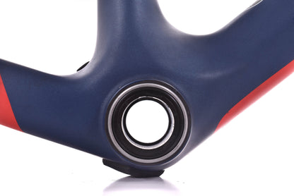 USED 2018 Ridley Fenix Carbon Road Bike Frame Blue / Red XL Rim Brake
