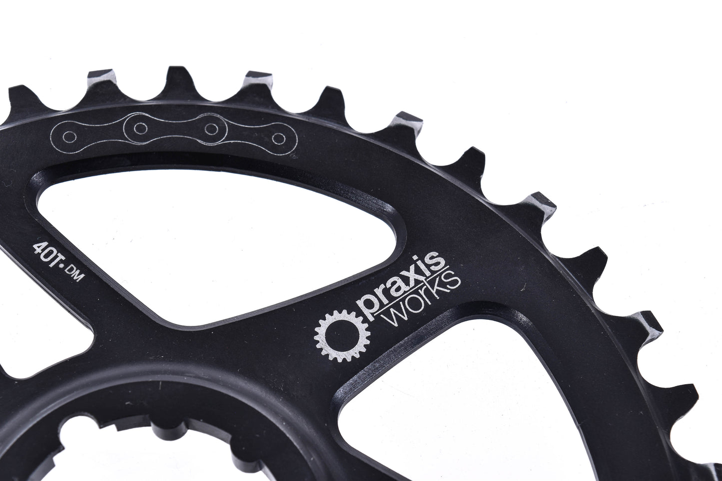 USED Praxis Works 40T Direct Mount 1x Chainring Wave Tech Black