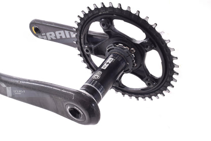 USED SRAM Force/Rival Hydro 1x11 speed Groupset 175mm 40T Carbon Crank BB30 11-42T HG Cassette