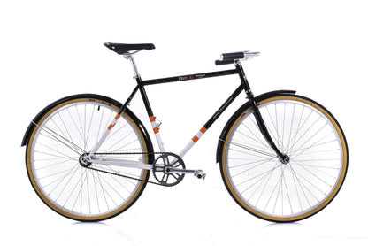 USED State Eliston Single Speed City Bike 53cm Tito's Vodka Edition Black/White