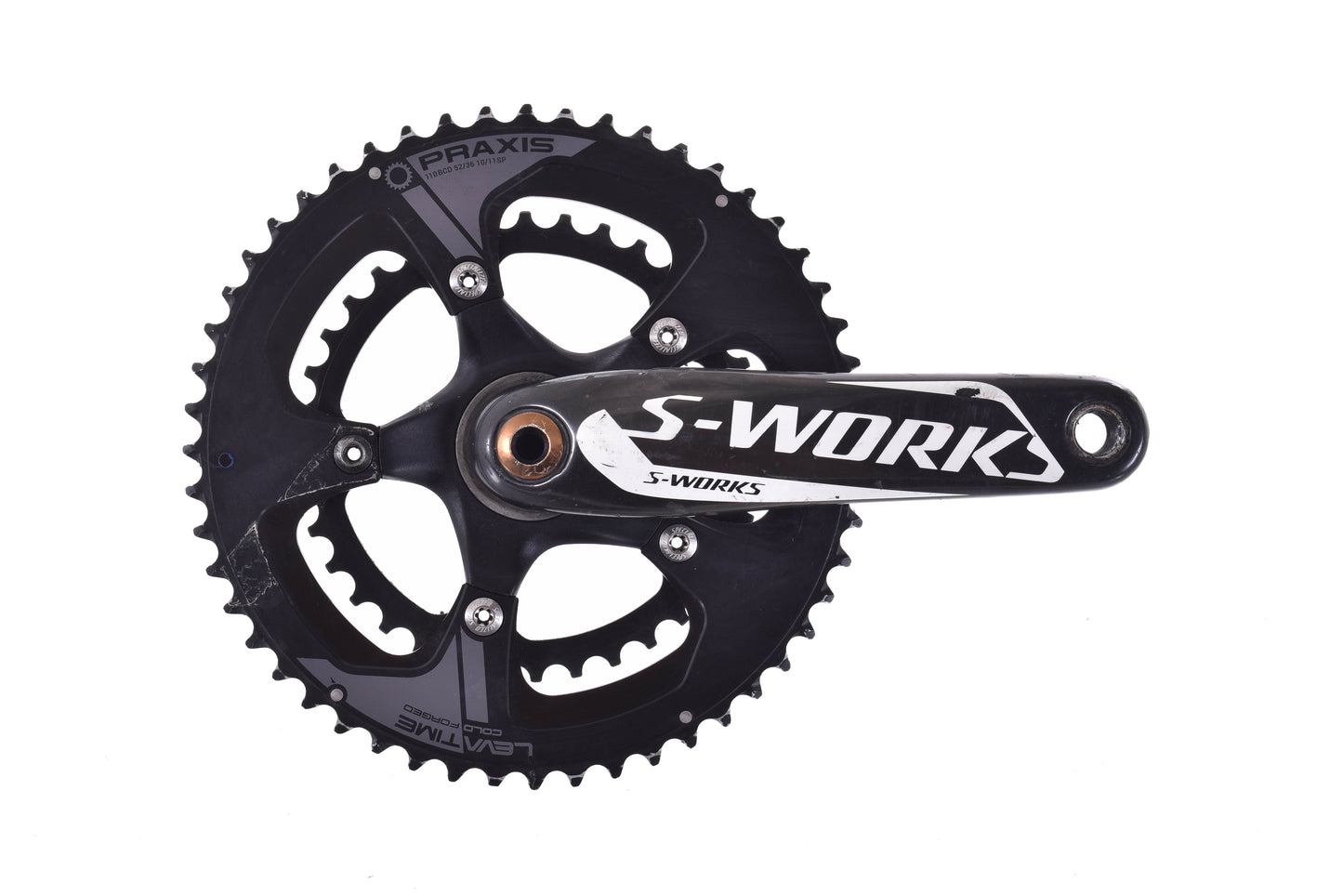 USED S-Works Specialized Carbon Road Crank 52/36T 172.5mm 110mm BCD