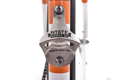 USED State Eliston Single Speed City Bike 53cm Tito's Vodka Edition Black/White
