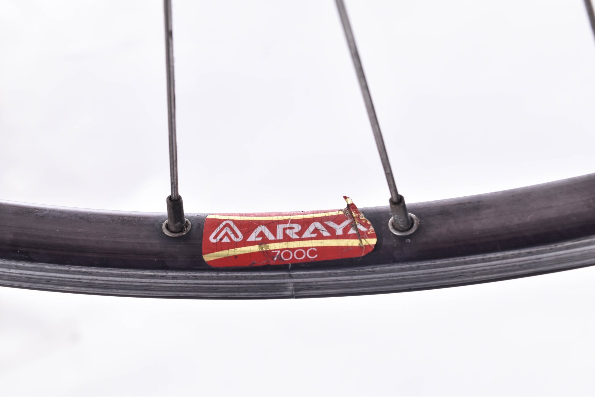 USED Vintage Araya Japan 700C Alloy Clincher 36H Road/Touring Wheelset