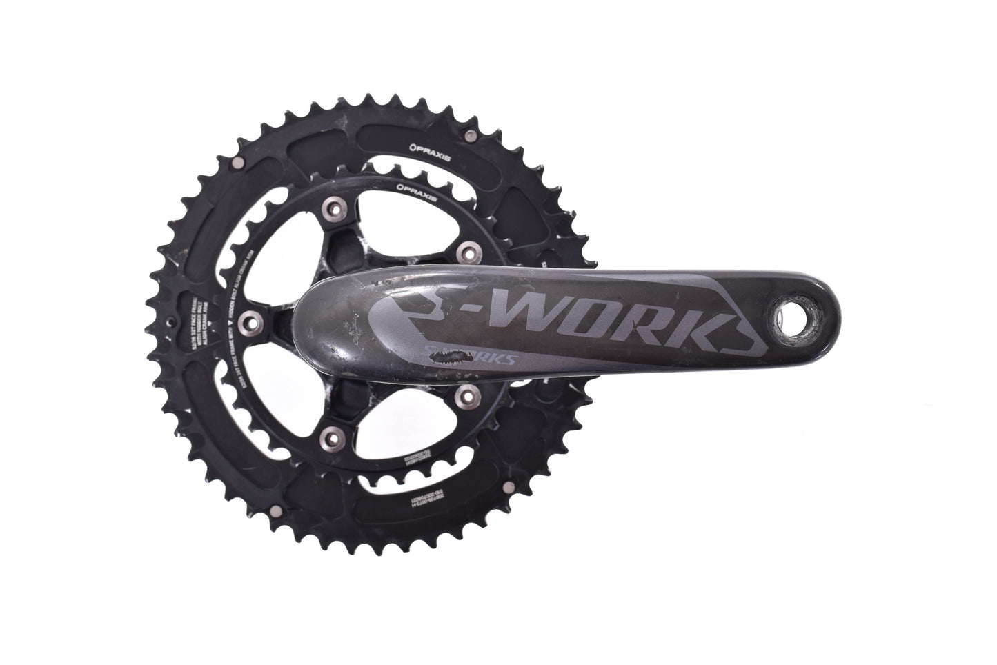 USED S-Works Specialized Carbon Road Crank 52/36T 172.5mm 110mm BCD