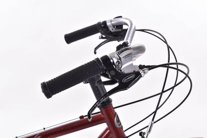 USED Jamis Coda Sport Reynolds 520 Steel Hybrid Commuter Bike  16" Small 3x9 speed Red