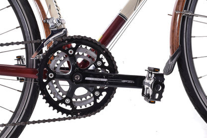 USED Jamis Coda Sport Reynolds 520 Steel Hybrid Commuter Bike  16" Small 3x9 speed Red