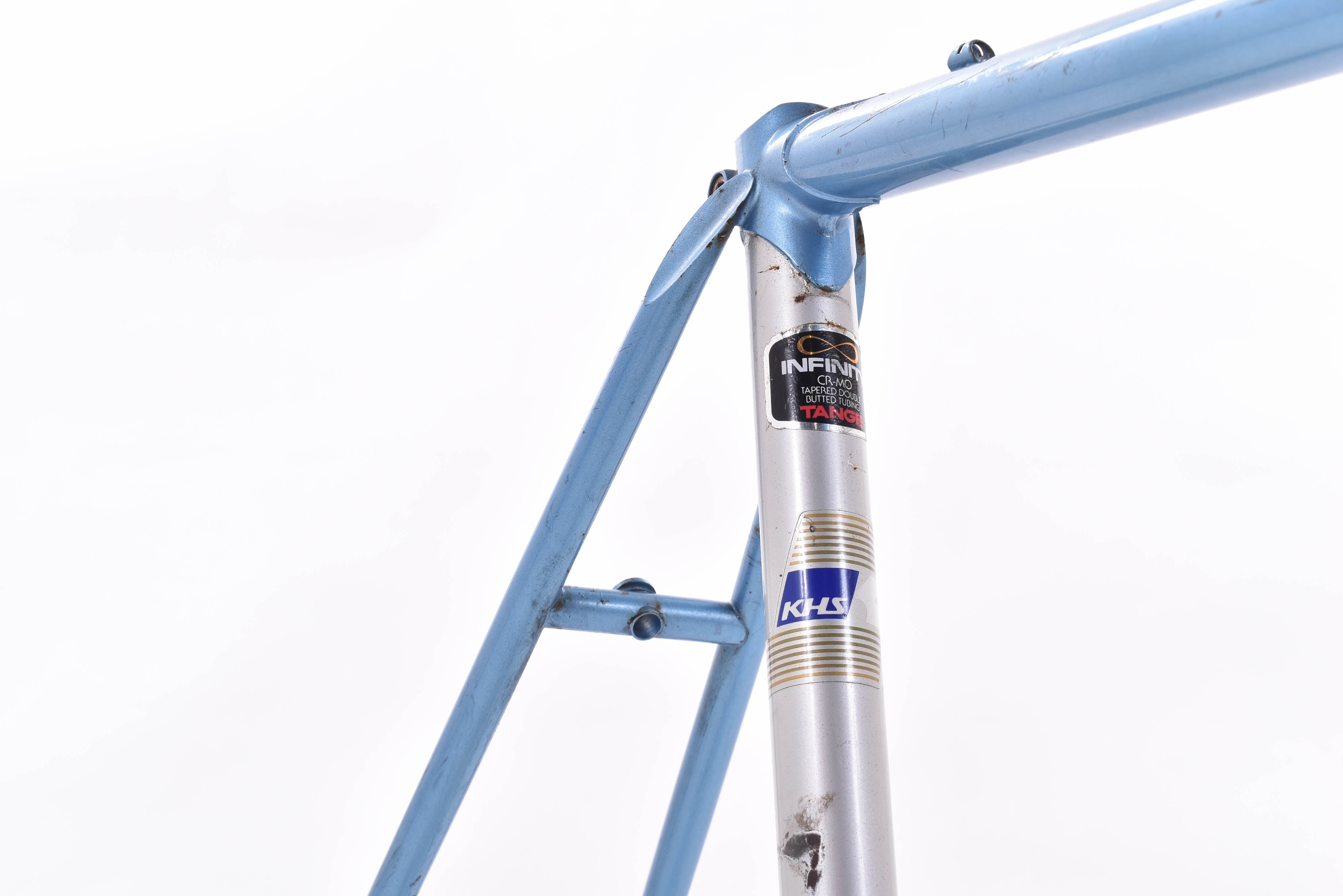 USED Vintage KHS Turbo Medium Lugged Steel Road Bike Frame Tange Infin