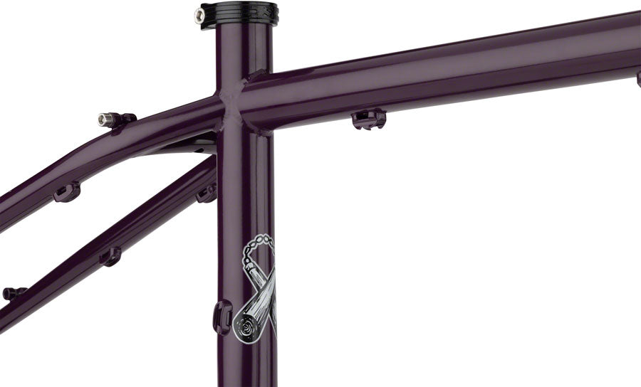 NEW Surly Karate Monkey Mountain Bike Frameset - 27.5/29", Steel, Organic Eggplant