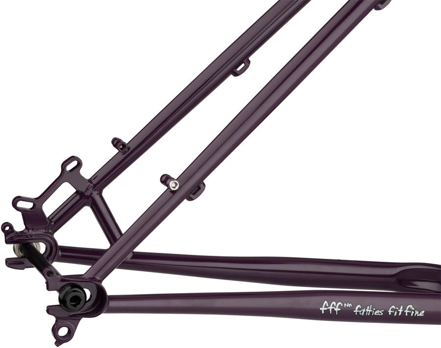 NEW Surly Karate Monkey Mountain Bike Frameset - 27.5/29", Steel, Organic Eggplant