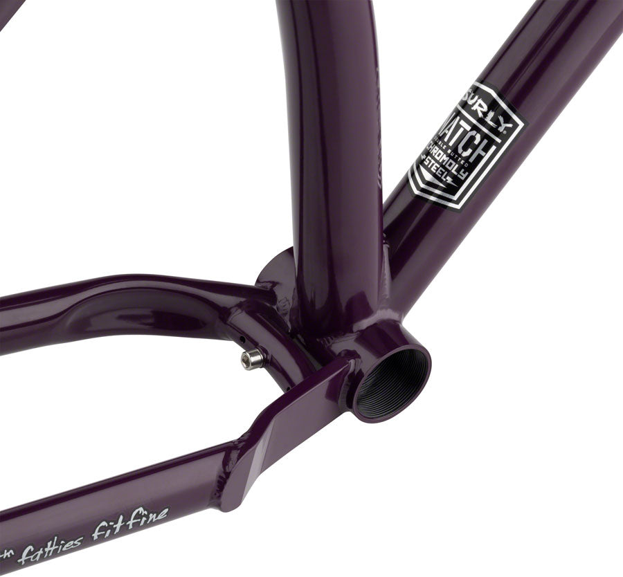 NEW Surly Karate Monkey Mountain Bike Frameset - 27.5/29", Steel, Organic Eggplant