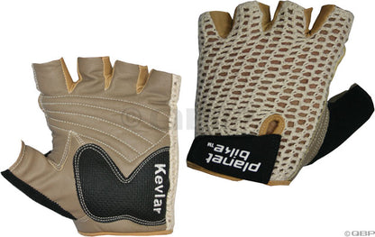 NEW Planet Bike Taurus Fingerless Cycling Glove: Tan, XL