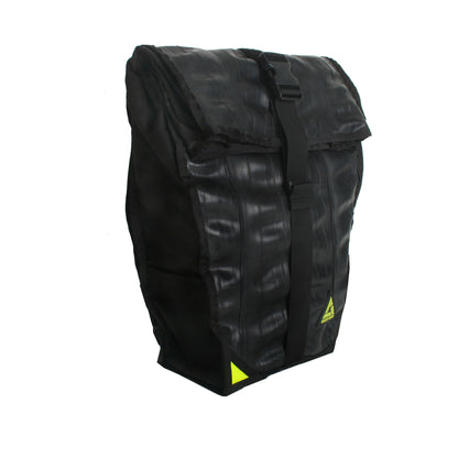 UPCYCLED GREEN GURU HIGH ROLLER 36L BACKPACK PANNIER - Around the Cycle