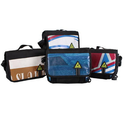 UPCYCLED Green Guru Kickstand Cooler Rear Rack Bag - Around the Cycle