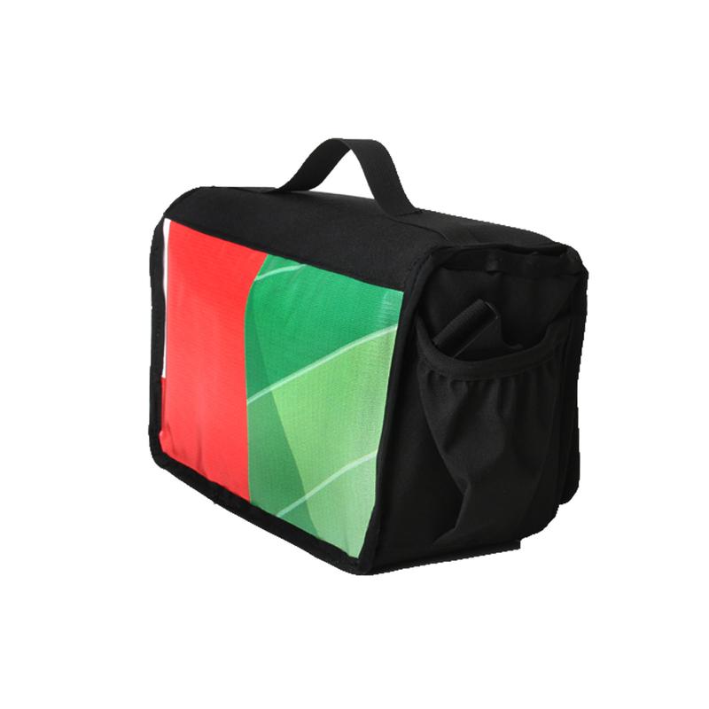UPCYCLED Green Guru Kickstand Cooler Rear Rack Bag - Around the Cycle