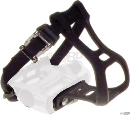 NEW Dimension Toe Clip and Strap Set MD Black