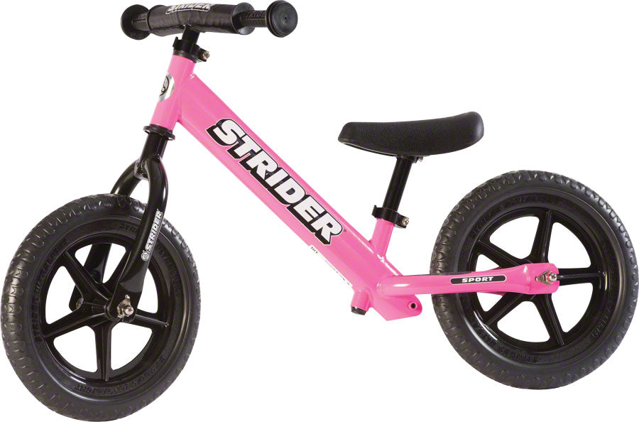 NEW Strider 12 Sport Kids Balance Bike: Pink