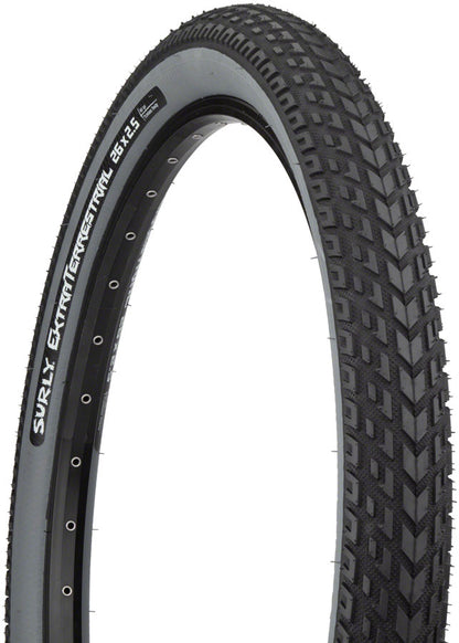 NEW Surly ExtraTerrestrial Tire Surly ExtraTerrestrial Tire - 26 x 2.5, Tubeless, Folding, Black/Slate, 60tpi - Around the Cycle