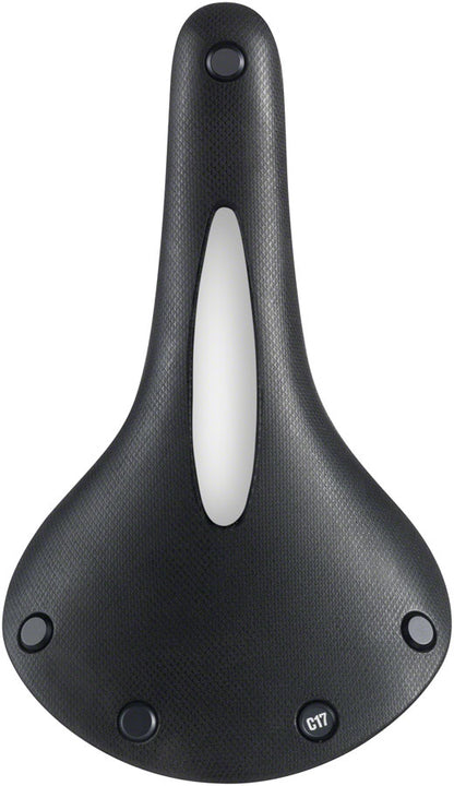 NEW Brooks C17 Carved All Weather Saddle - Steel, Black, Men's