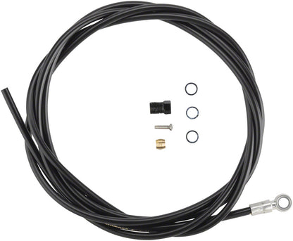NEW Shimano SM-BH90-SBM High Pressure Disc Brake Hose Kit - Corrosion-Resistant Banjo, 2000mm, Black - Around the Cycle