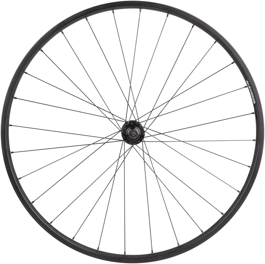 NEW Quality Wheels Value Double Wall Series Disc Front Wheel - 650b, QR x 100mm, Center-Lock, Black