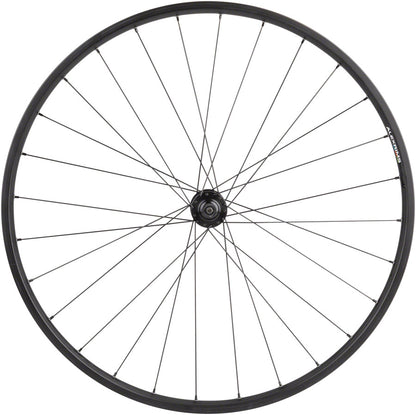 NEW Quality Wheels Value Double Wall Series Disc Front Wheel - 650b, QR x 100mm, Center-Lock, Black - Around the Cycle