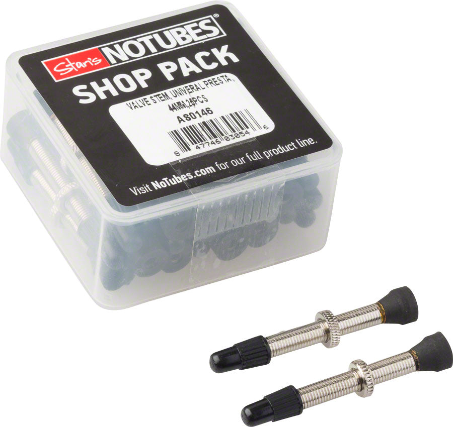 NEW Stan's NoTubes Brass Valve Stems - 44mm, 25-pack - Around the Cycle