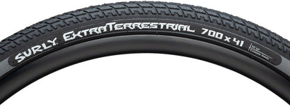 NEW Surly ExtraTerrestrial Tire Surly ExtraTerrestrial Tire - 700 x 41, Tubeless, Folding, Black/Slate, 60tpi - Around the Cycle
