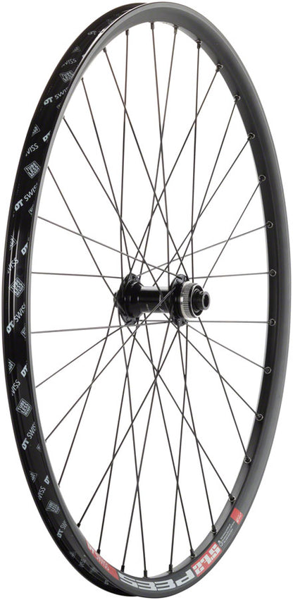 NEW Quality Wheels 105/DT 533d Front Wheel - 27.5", 12 x 100mm, Center-Lock, Black - Around the Cycle