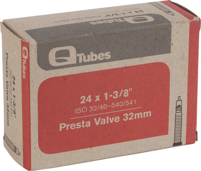 NEW Q-Tubes 24" x 1-3/8" 32mm Presta Valve Tube 122g