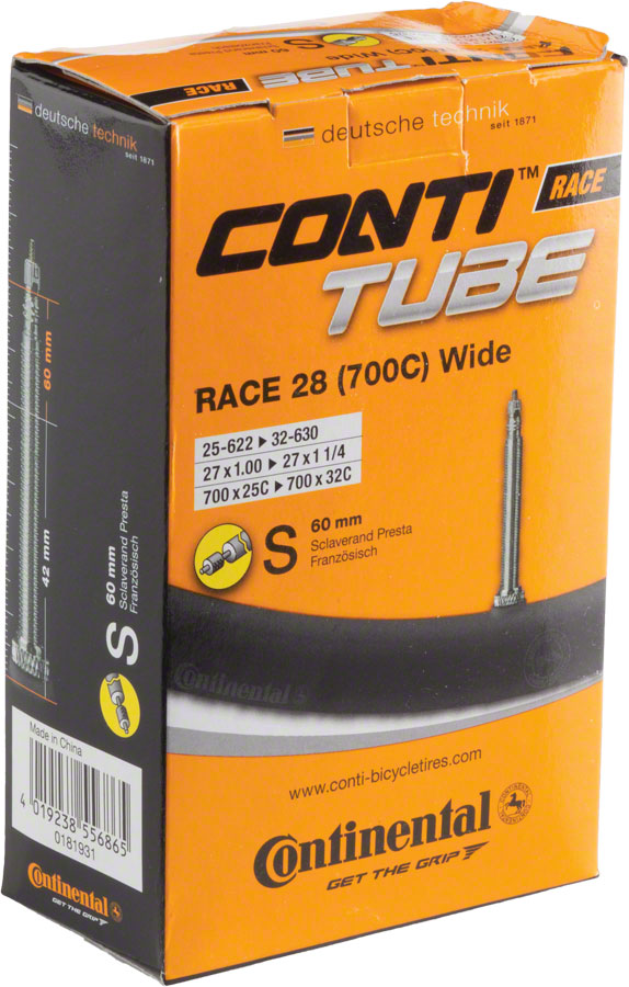 NEW Continental 700 x 25-32mm 60mm Presta Valve Tube - Around the Cycle