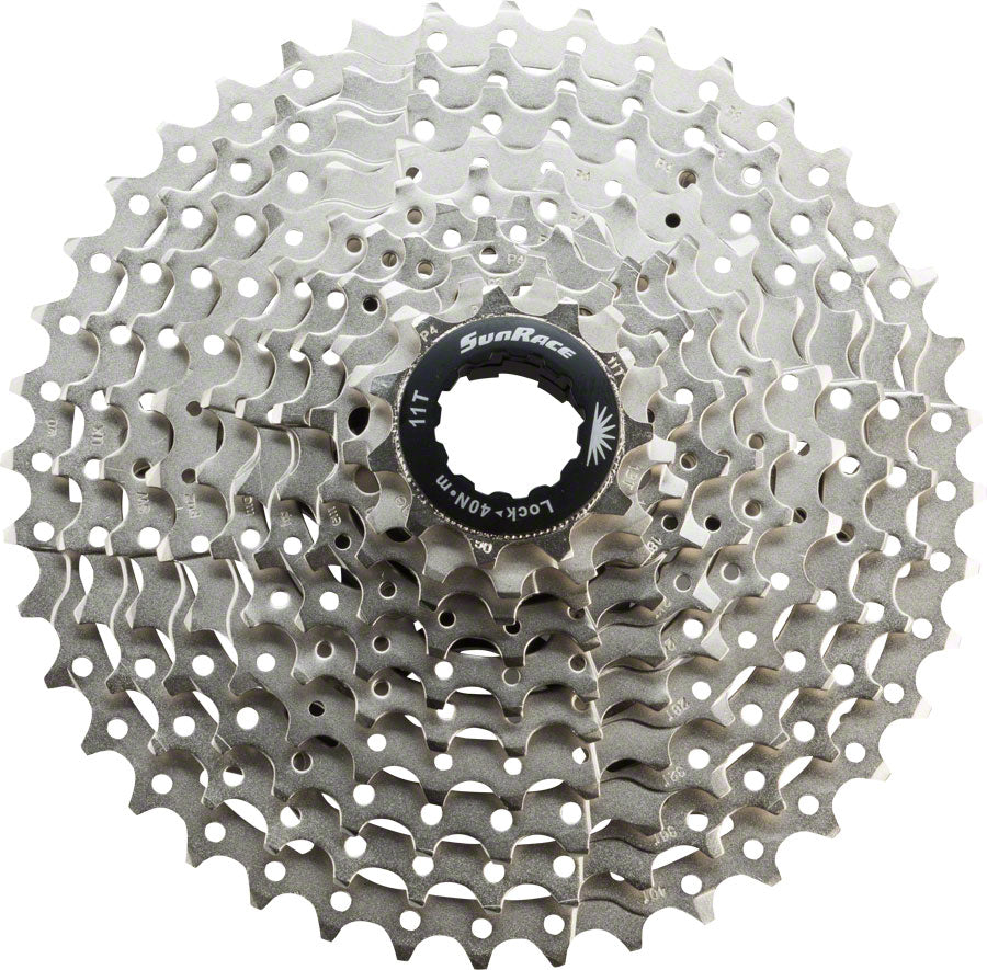 NEW SunRace MS3 10 Speed Cassette 11-40t, Silver