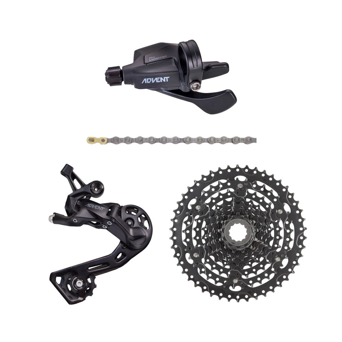 NEW microSHIFT Advent 9 Flat Bar Groupset 9 Speed 11-46t