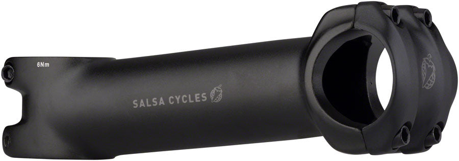 NEW Salsa Guide Stem - 130mm, 31.8 Clamp, +/-6, 1 1/8", Aluminum, Black