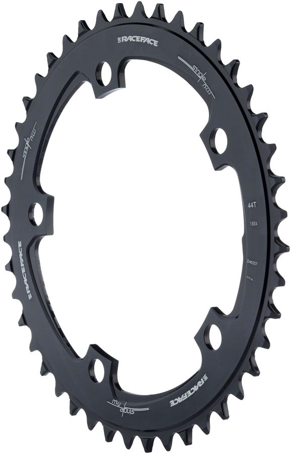 NEW RaceFace Narrow Wide Chainring: 130mm BCD, 44t, Black