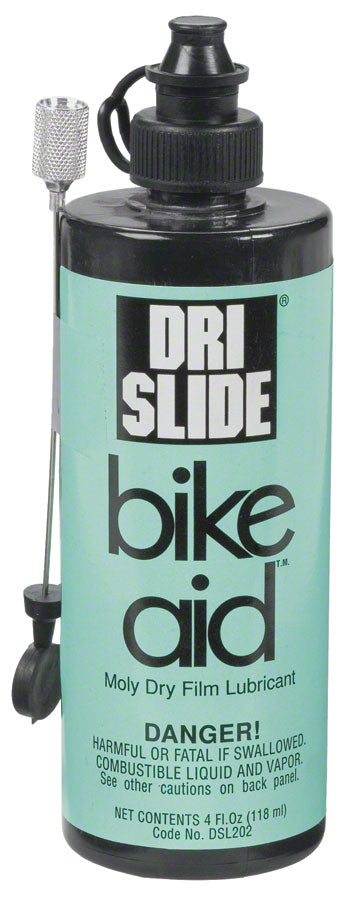 NEW Bike Aid Dri-Slide 4oz. Lube with Needle Nozzle