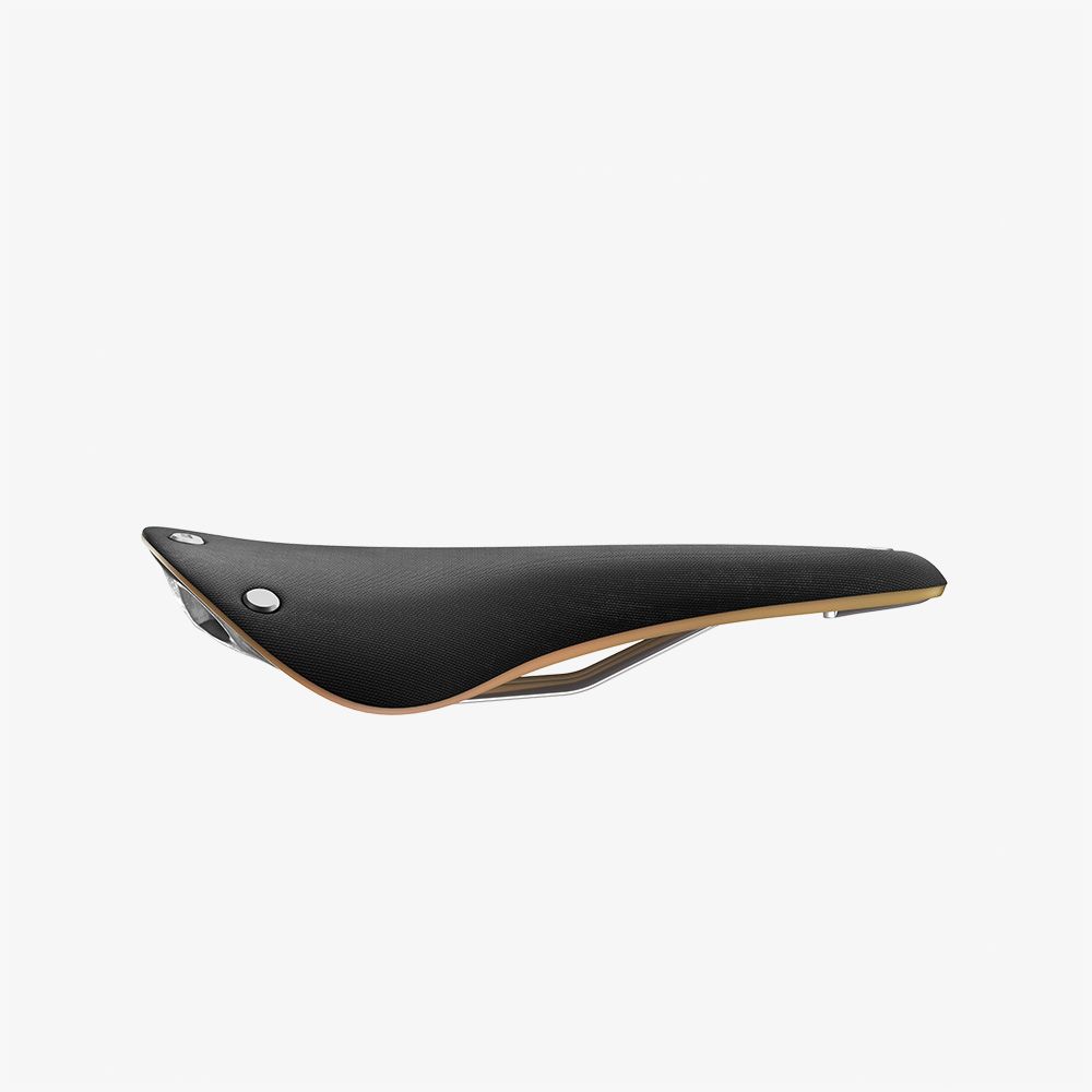 NEW Brooks Cambium C17 Special Black/Natural Rubber Saddle