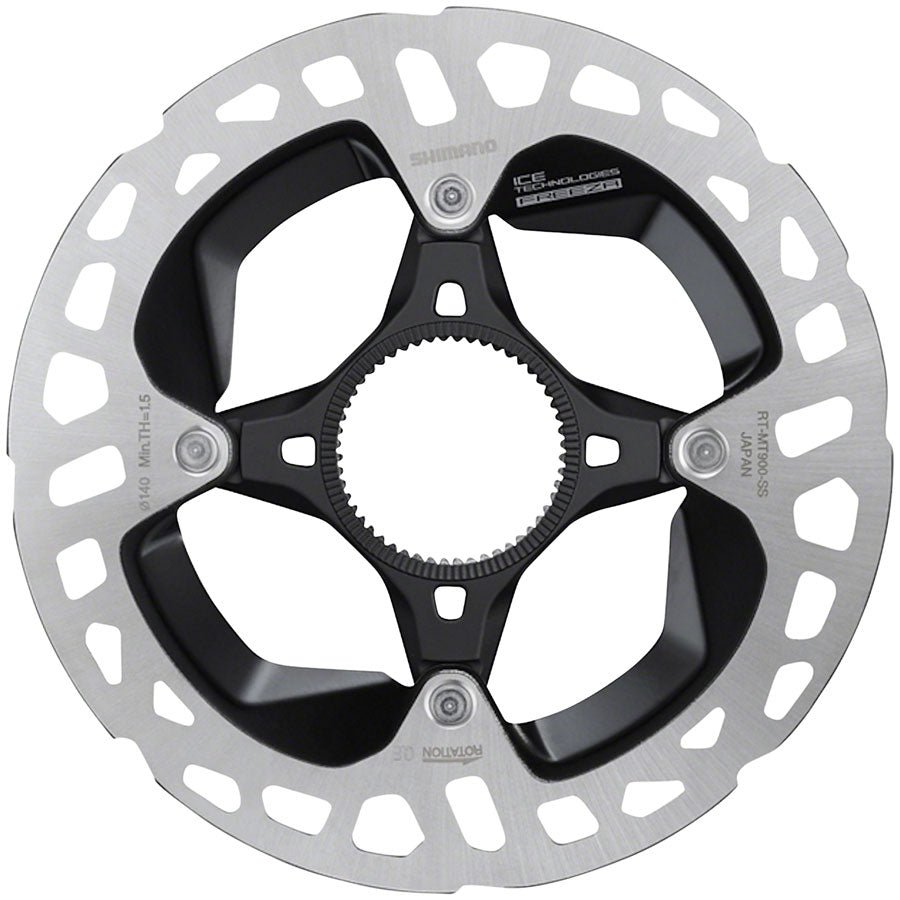 NEW Shimano Dura Ace XTR RT-MT900-SS Disc Brake Rotor - 140mm, Center Lock, Silver/Black