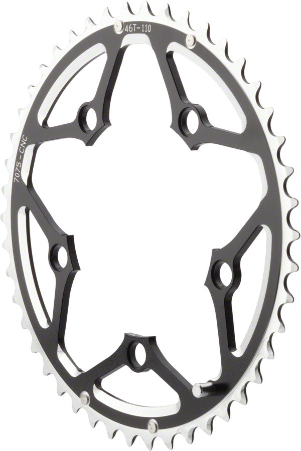 NEW Dimension Multi Speed Chainring - 48T 110mm BCD Outer Black