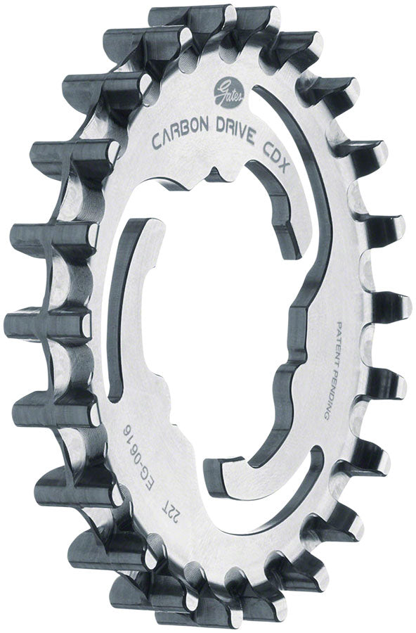 NEW Gates Carbon Drive CDX CenterTrack 3-Lobe SureFit™ Rear Sprocket - 22t, Shimano/SRAM 3-Lobe, Silver - Around the Cycle