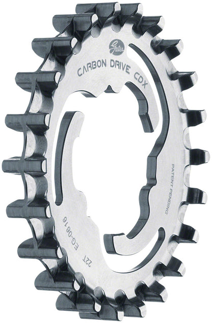 NEW Gates Carbon Drive CDX CenterTrack 3-Lobe SureFit™ Rear Sprocket - 22t, Shimano/SRAM 3-Lobe, Silver - Around the Cycle