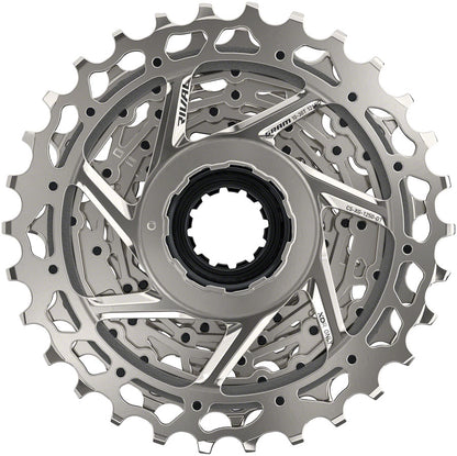 NEW SRAM Rival AXS XG-1250 Cassette - 12-Speed 10-30t Silver For XDR Driver Body D1 - Around the Cycle