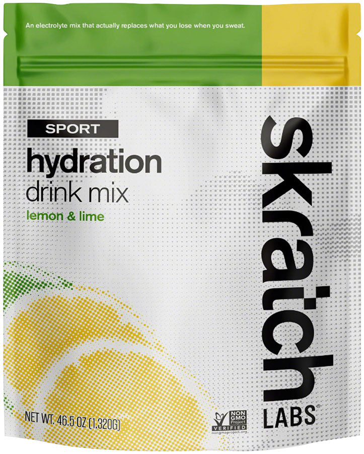 NEW Skratch Labs Sport Hydration Drink Mix: Lemons and Limes, 60-Serving Resealable Pouch