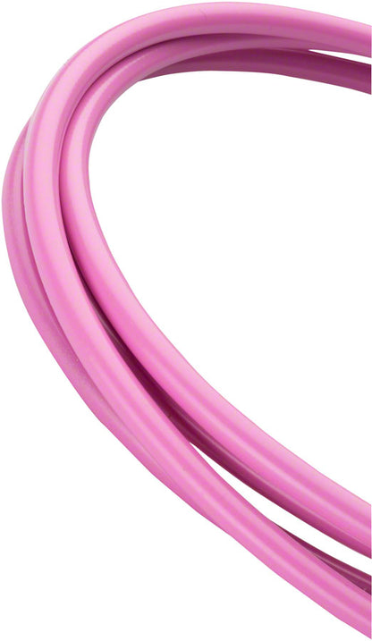 NEW Jagwire 4mm Sport Derailleur Housing with Slick-Lube Liner 10M Roll, Pink - Around the Cycle